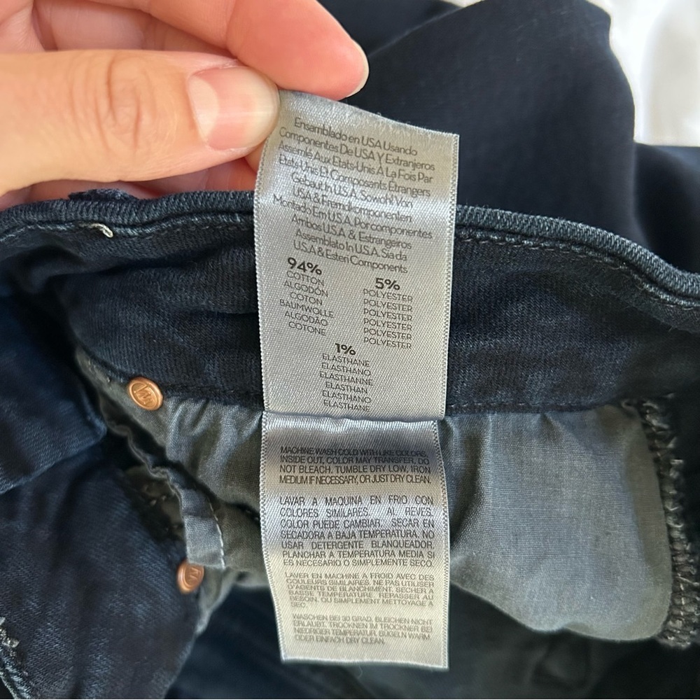 Mother The Pixie Ankle Fray jeans Holding Hands Tightly 30 - Picture 15 of 16